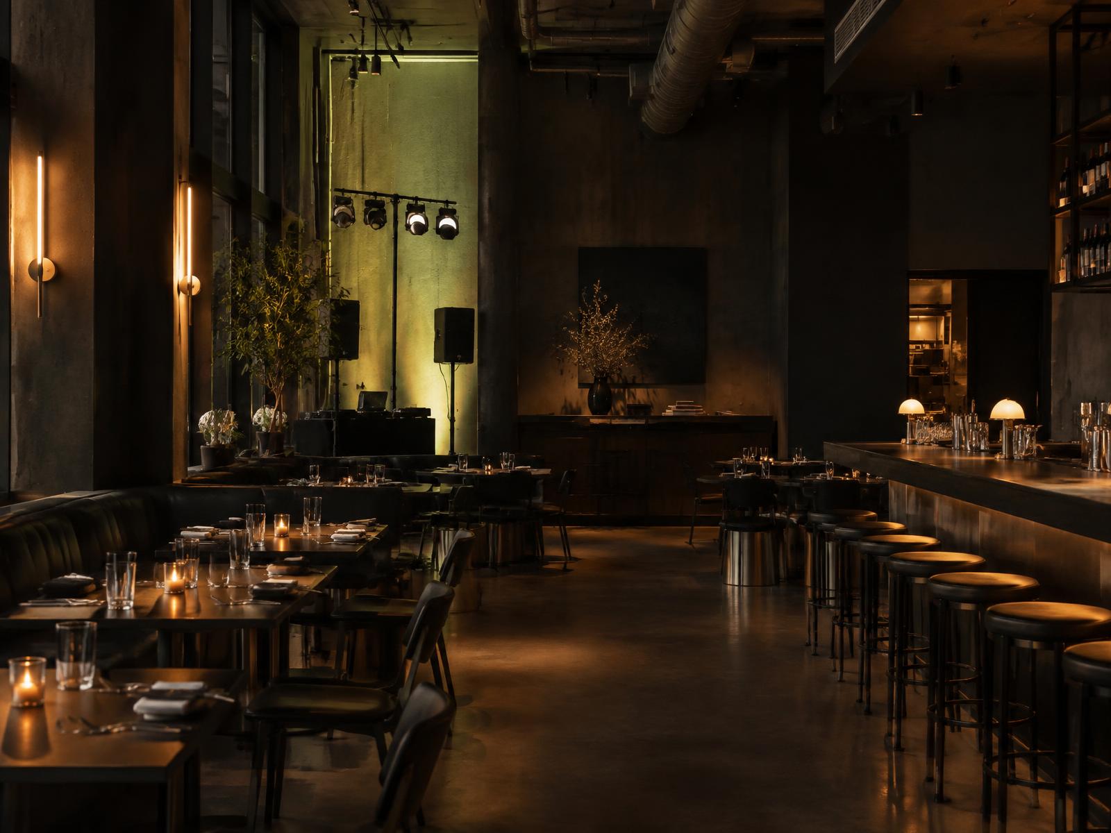 Restaurant prepared as a conceptual activation environment